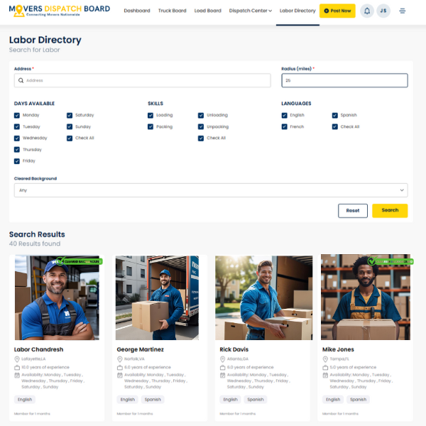 Labor Directory Image
